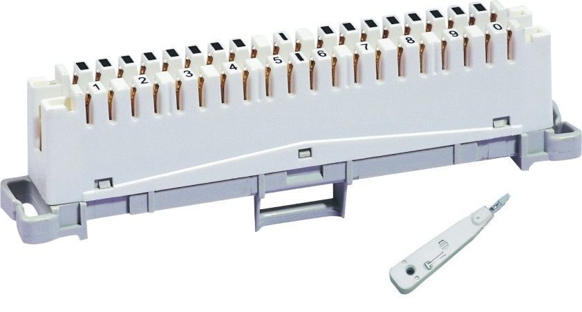 아BS/PBT YH6089110202를 가진 LSA 뒤 산 구리 철사 단선 또는 연결 단위