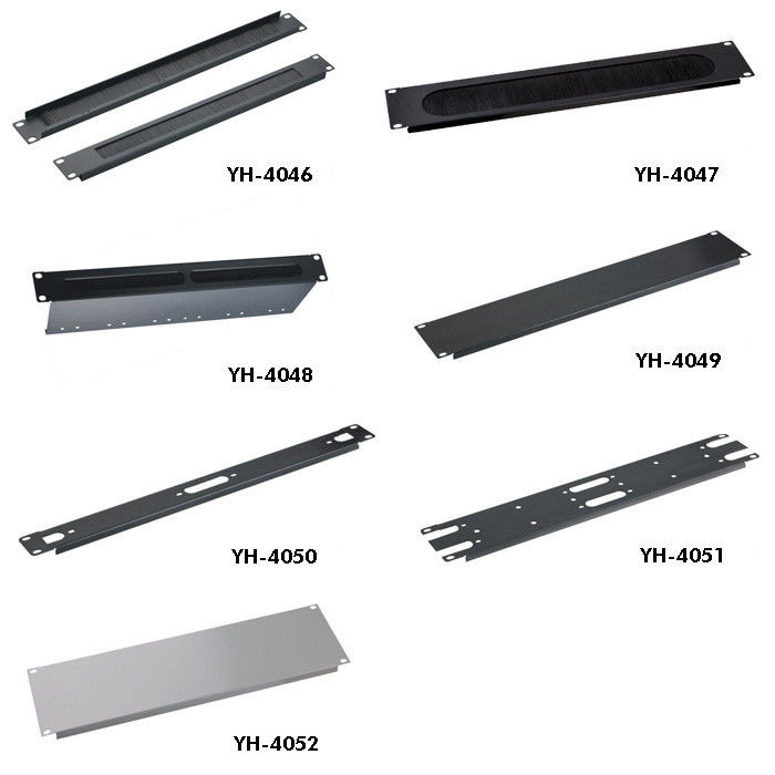 솔, 금속 반지 없음 YH4046를 가진 OEM ODM 1u 네트워크 케이블 관리 SPCC 물자